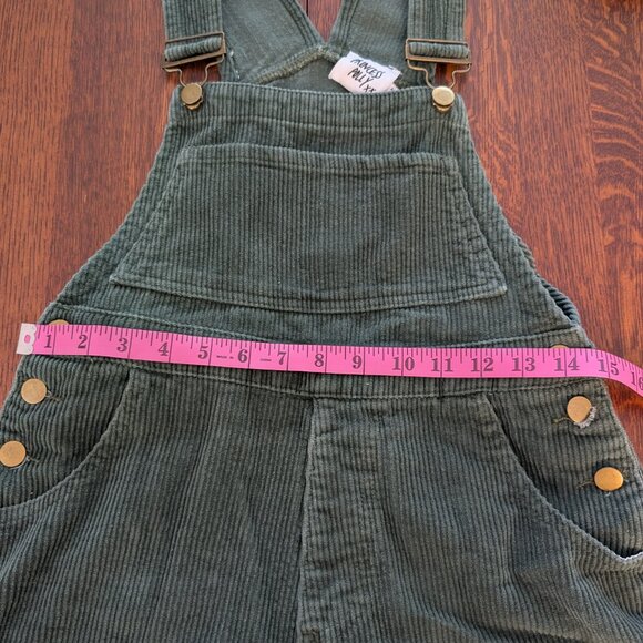 Princess Polly Corduroy Overalls – US 0 Dark Green - Picture 6 of 10